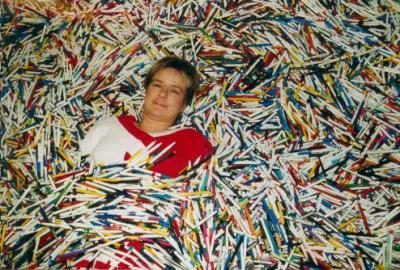 Un raz-de-marée de stylos, littéralement.